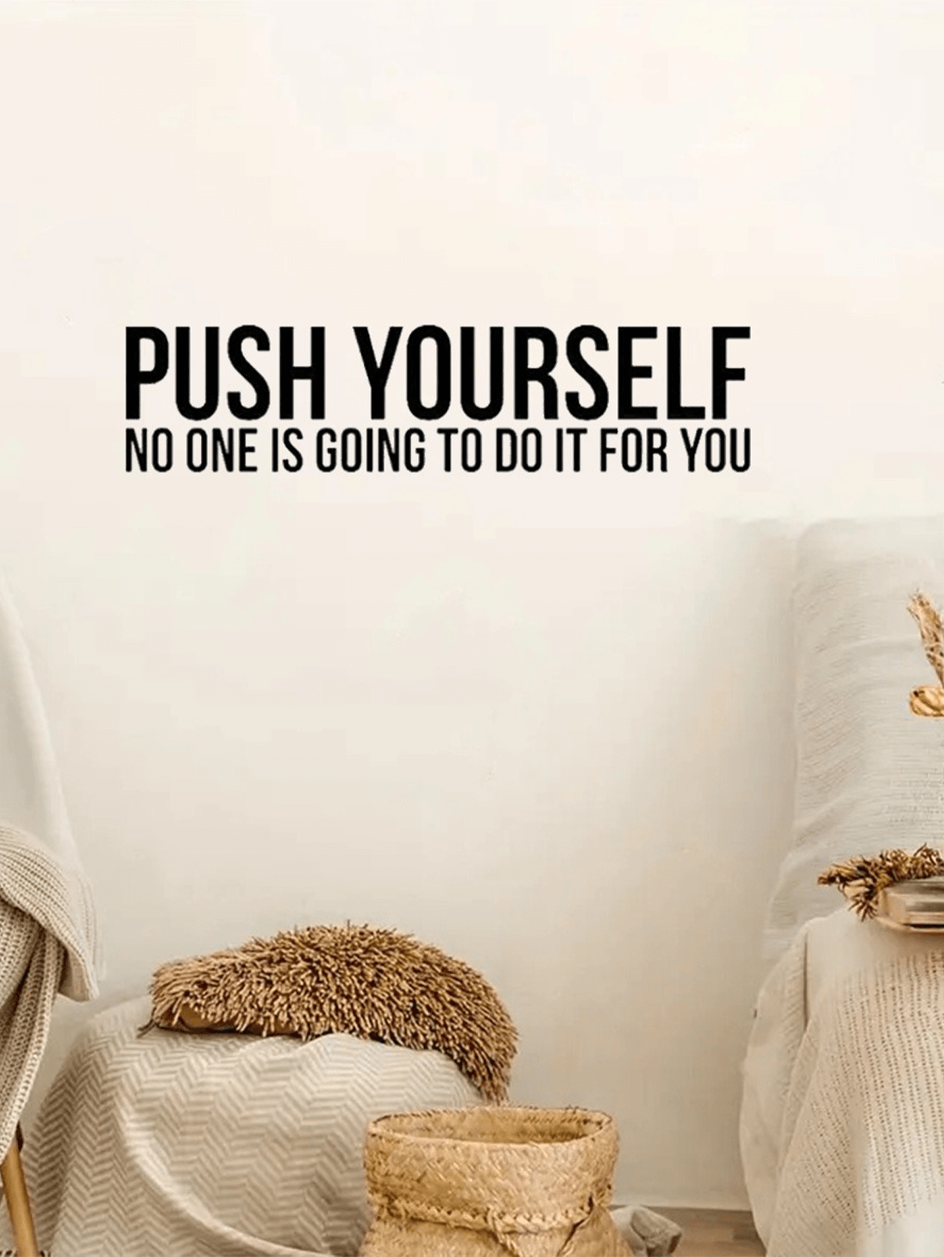 DIY Motivational Wall Quote Sticker